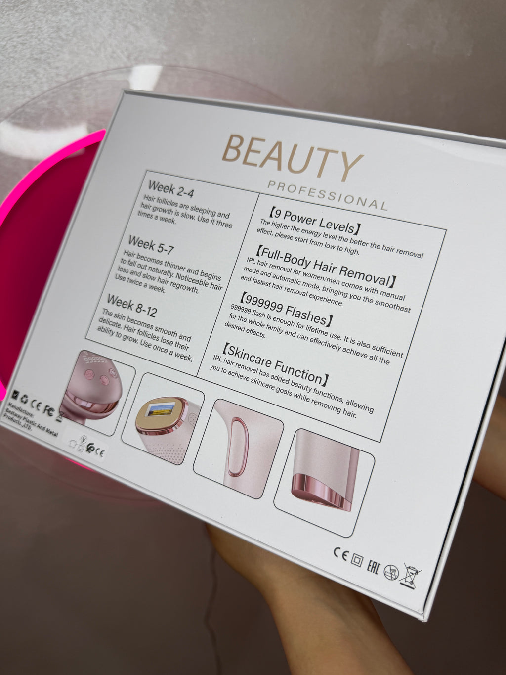 Beauty professional hair removal