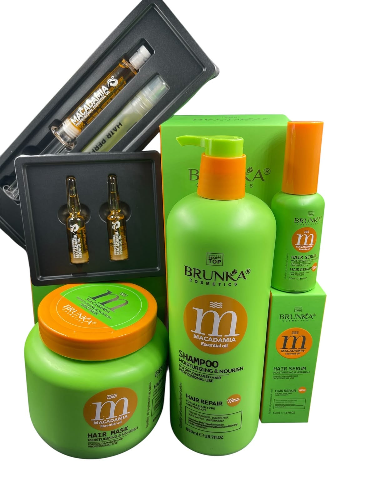 Gamme brunka macadamia