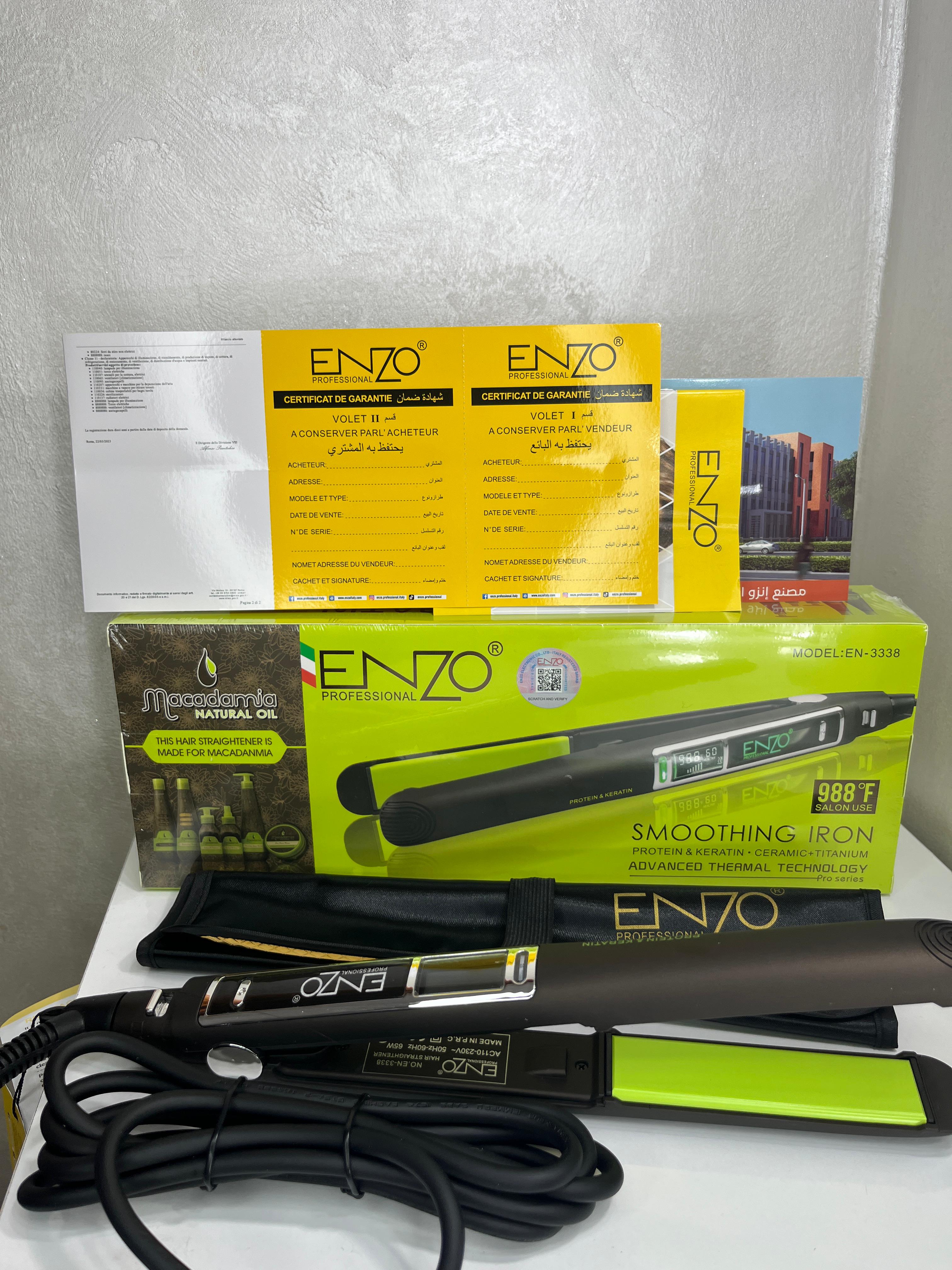 Lisseur Enzo Mcadamia